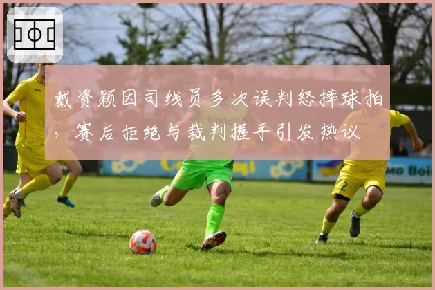 戴资颖因司线员多次误判怒摔球拍，赛后拒绝与裁判握手引发热议